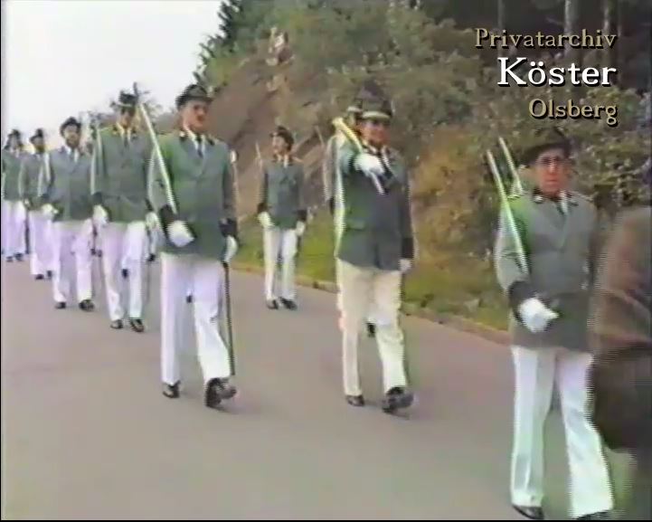 Festzug in Petersborn-Gudenhagen am 04.08.1985