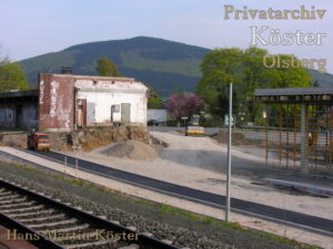 Bahnhof Olsberg - Blick vom Bahnsteig