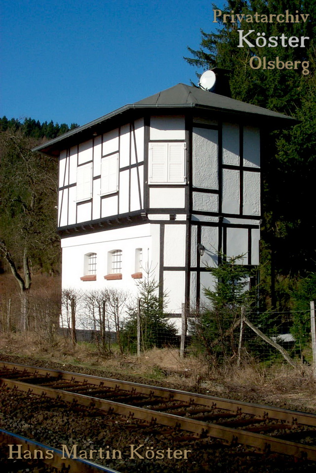 Bahnhof Olsberg - Stellwerk
