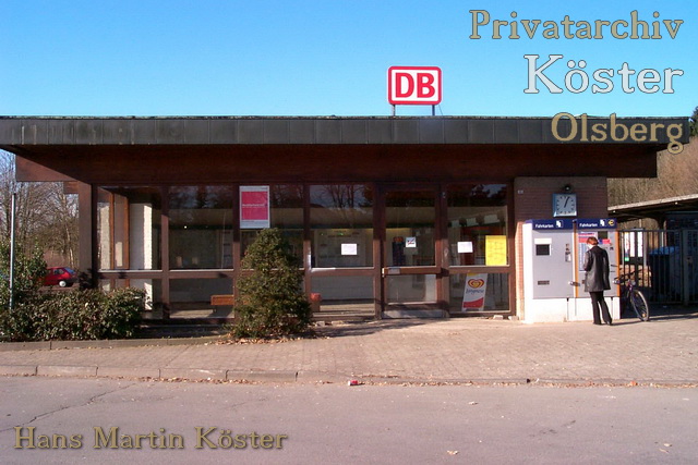 Bahnhof Olsberg - Bahnhofsgebäude
