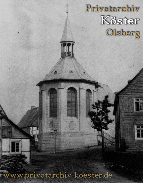 Die Olsberger Kapelle ca. 1885