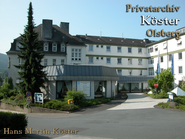 St. Josefs-Hospital Olsberg - Eingang