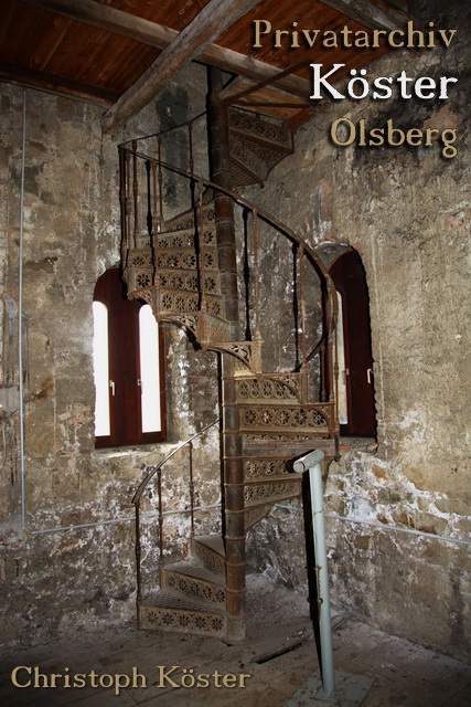 Wendeltreppe zur Orgelbühne der Olsberger Kapelle