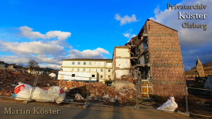 St. Josefs-Hospital Olsberg - Abriss Stationstrakt