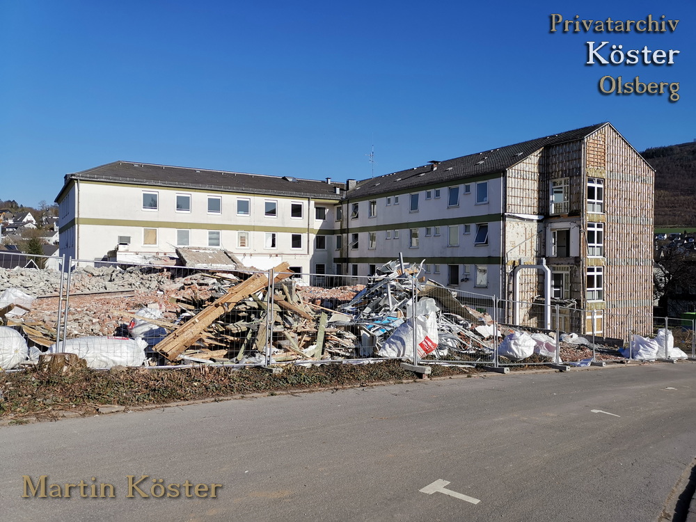 St. Josefs-Hospital Olsberg - Abriss Schwesternheim