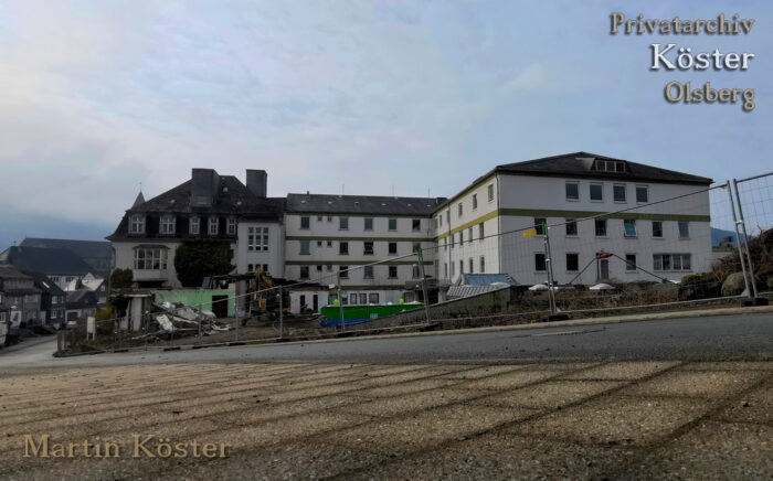 St. Josefs-Hospital Olsberg - Abriss Stationstrakt