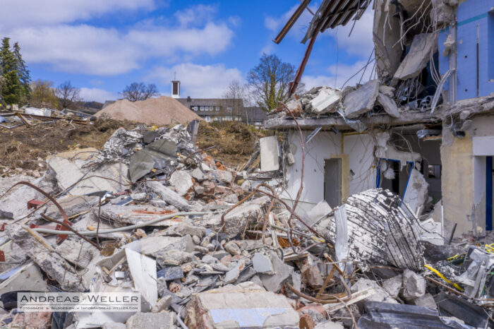 St. Josefs-Hospital Olsberg - Abriss OP- und Intensiv-Trakt