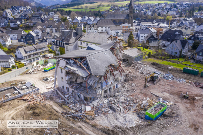 St. Josefs-Hospital Olsberg - Abriss OP- und Intensiv-Trakt