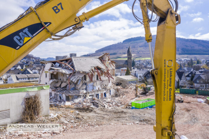 St. Josefs-Hospital Olsberg - Abriss OP- und Intensiv-Trakt