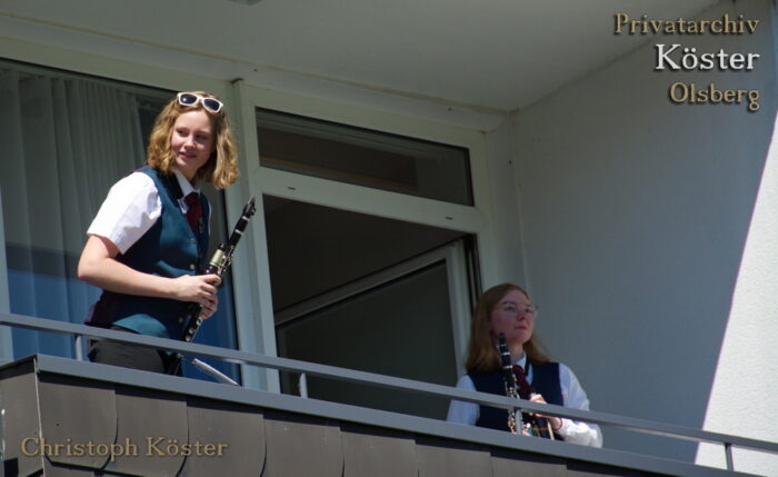 Musikverein Eintracht Olsberg - Schützenfestständchen am Parkhotel