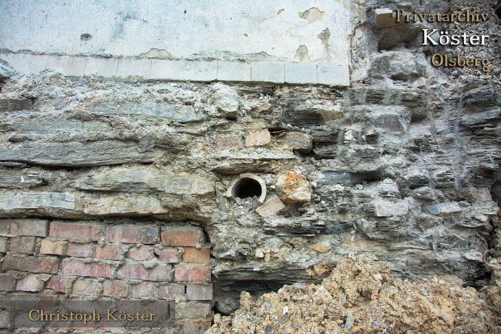 St. Josefs-Hospital Olsberg - Fundamente von 1884