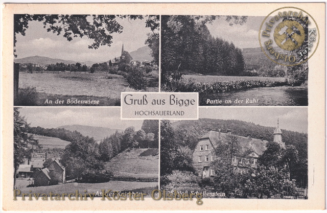 Ansichtskarte "Gruß aus Bigge" 1965