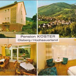 Ansichtskarte "Privat-Pension Köster" 1973