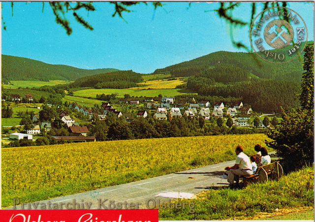 Ansichtskarte "Schönes Sauerland - Olsberg-Gierskopp" 1979