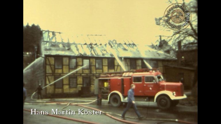 Brand der Modellhalle Olsberger Hütte