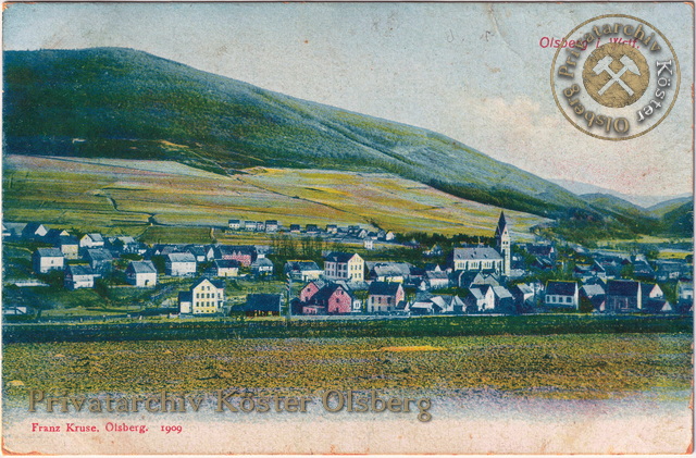 Ansichtskarte "Olsberg i. Wstf." 1909