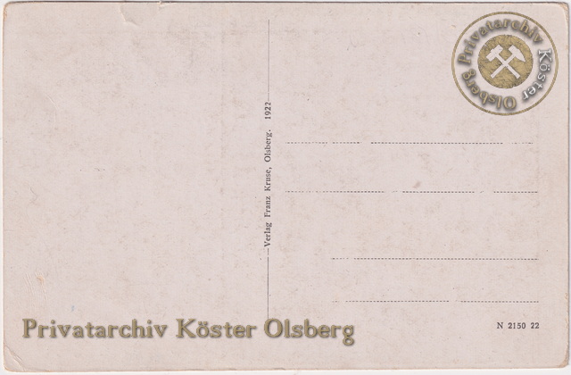 Ansichtskarte "Olsberg" 1922