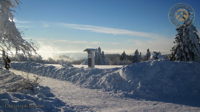 Winter auf dem Kahlen Asten im Dezember 2010