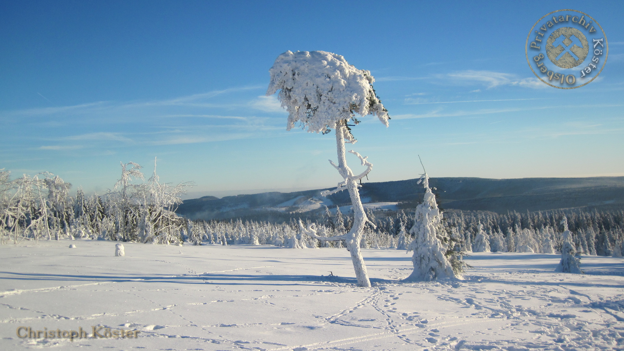 Winter auf dem Kahlen Asten im Dezember 2010