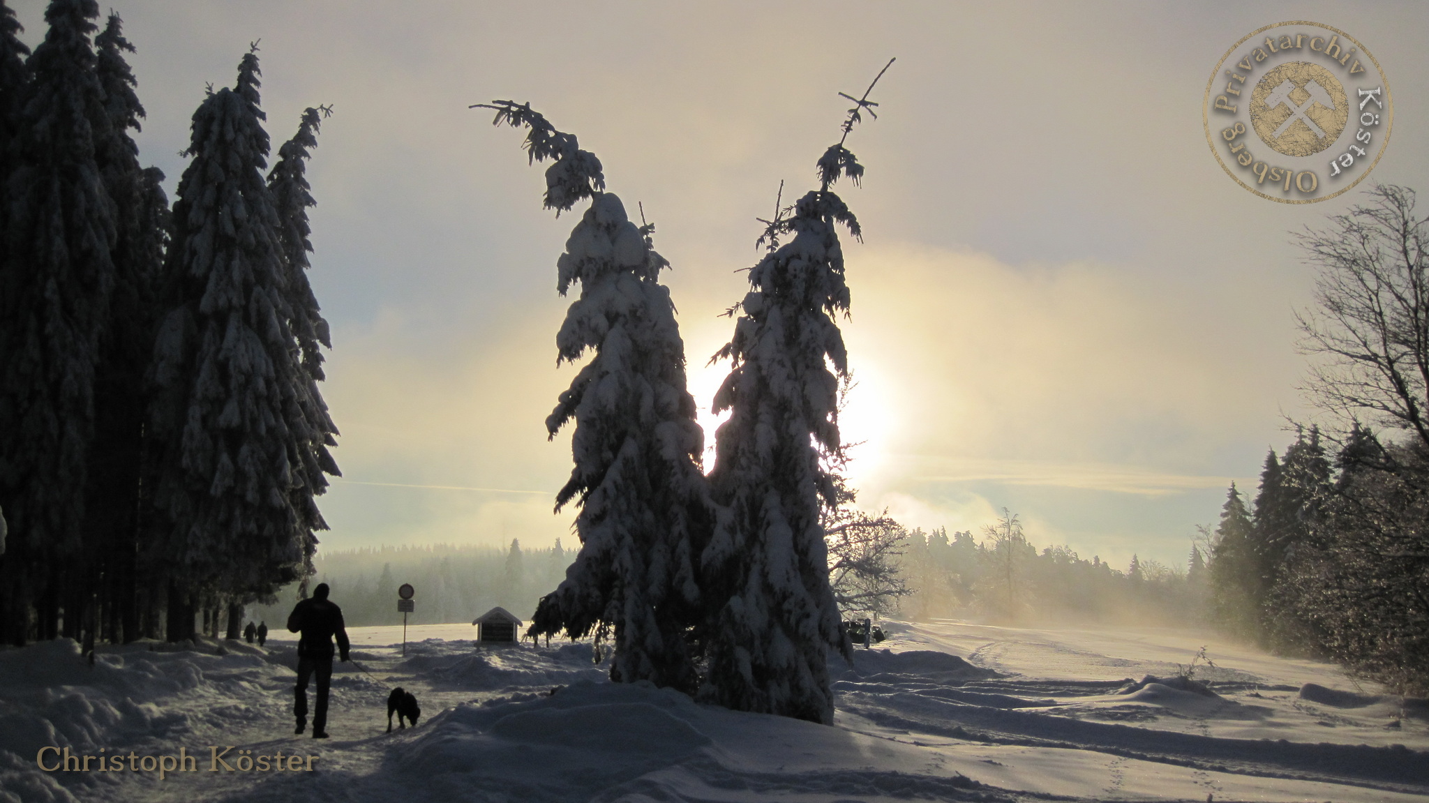 Winter auf dem Kahlen Asten im Dezember 2010