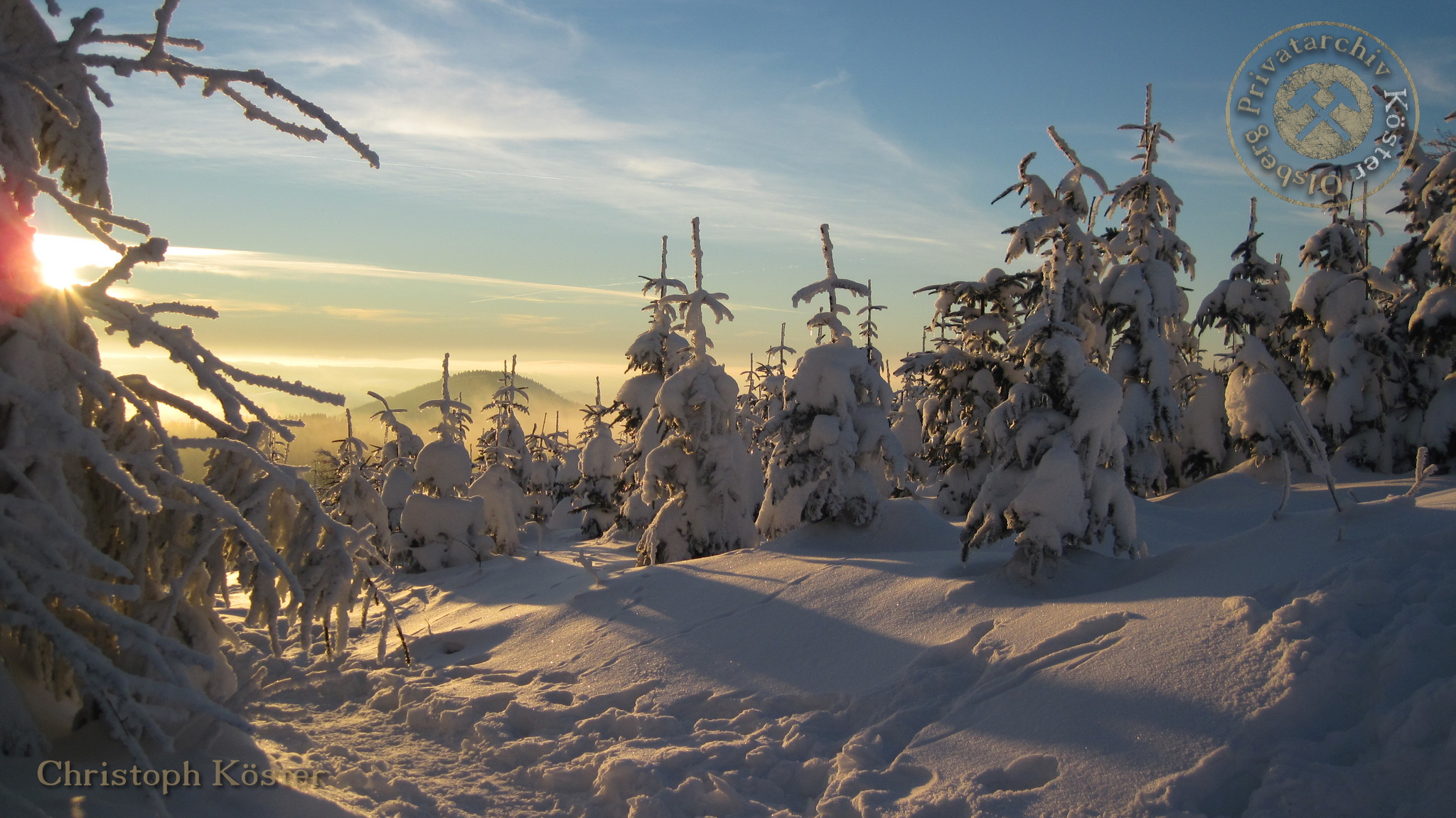 Winter auf dem Kahlen Asten im Dezember 2010