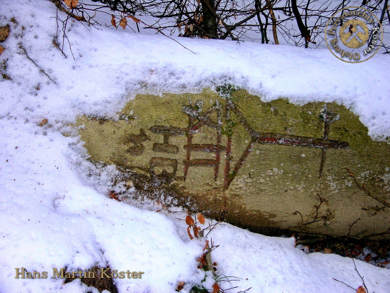 Der Bergmannskreuzweg am Hülsberg im Januar 2009