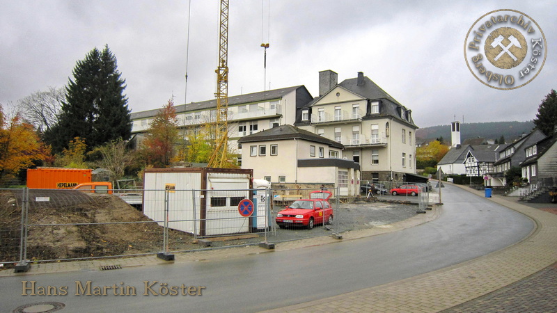 Rettungswache Olsberg - Anbau im November 2010
