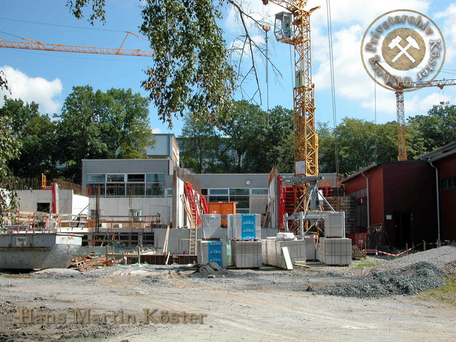 Baustelle des AquaOlsberg im August 2007
