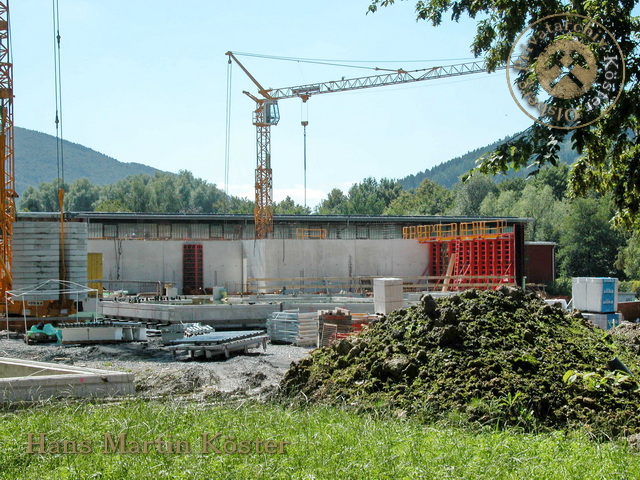 Baustelle des AquaOlsberg im August 2007