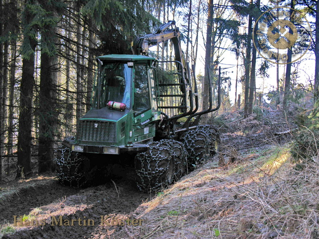 Briloner Eisenberg - Forstarbeiten im Februar 2008