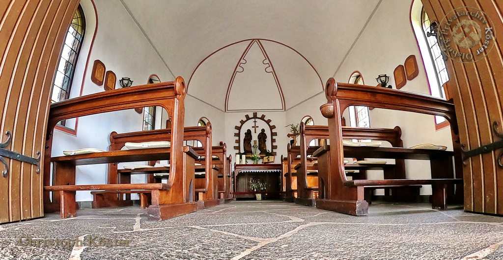 Die "Kapelle zur heiligen Familie" am Eisenberg im April 2023
