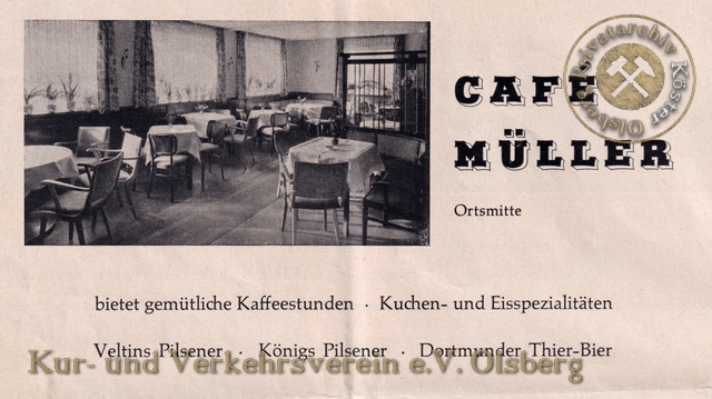 Werbeanzeige "Café Müller" 1963