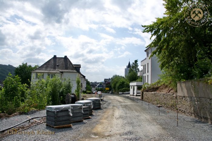 Sanierung der Hüttenstraße in Olsberg Juli 2023