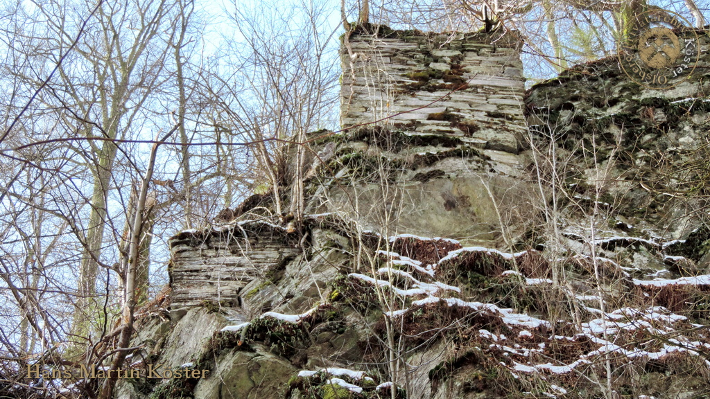 Die vereiste Plästerlegge im März 2018