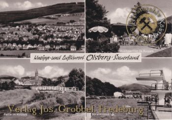 Ansichtskarte "Kneipp- und Luftkurort Olsberg - Sauerland"