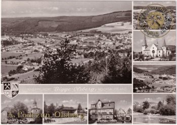 Ansichtskarte "Kneippkurort Bigge-Olsberg - Hochsauerland"
