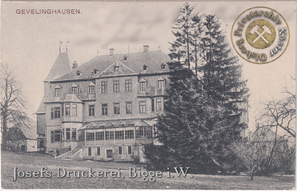 Ansichtskarte "Gevelinghausen"