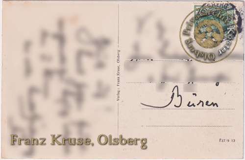 Ansichtskarte "Olsberg i.W. - Villa Federath"