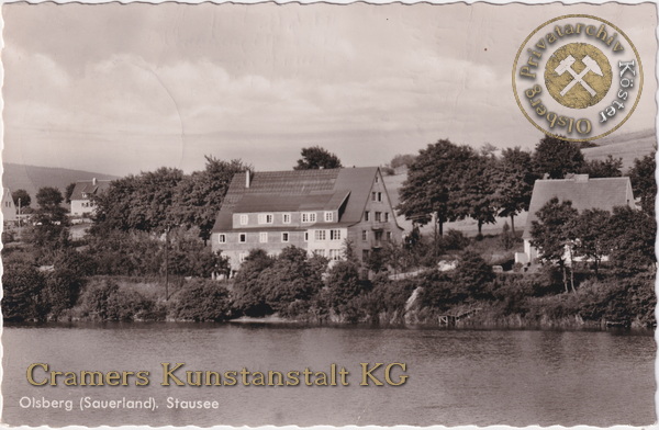 Ansichtskarte "Olsberg (Sauerland), Stausee"