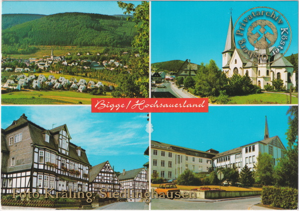 Ansichtskarte "Bigge/Hochsauerland"