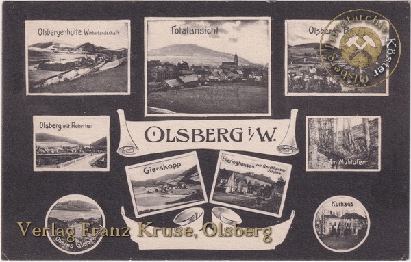 Ansichtskarte "Olsberg i.W."