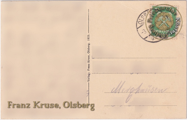 Ansichtskarte "Bad Olsberg" 1925