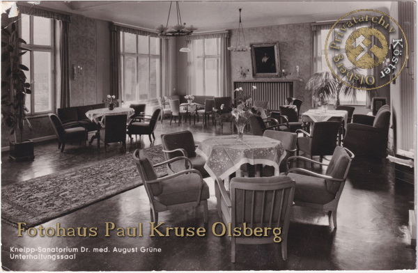 Ansichtskarte "Kneipp-Sanatorium Dr. August Grüne"