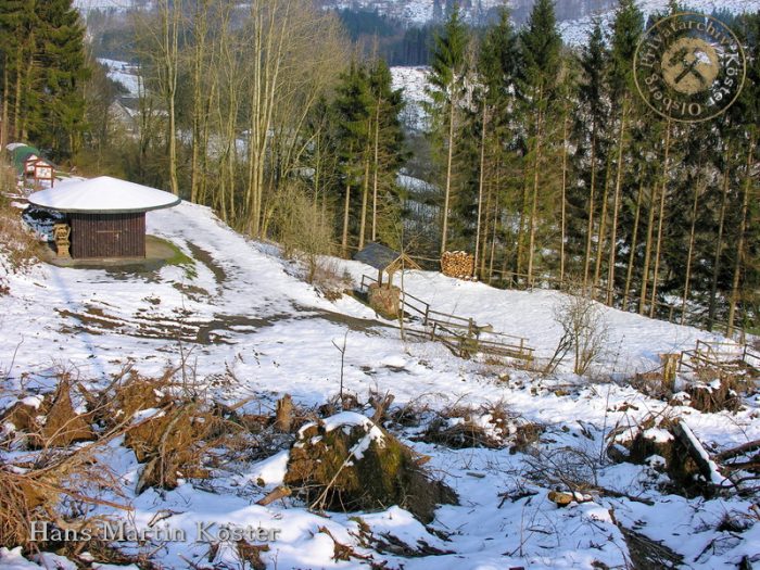 Briloner Eisenberg - Philippstollen im Schnee