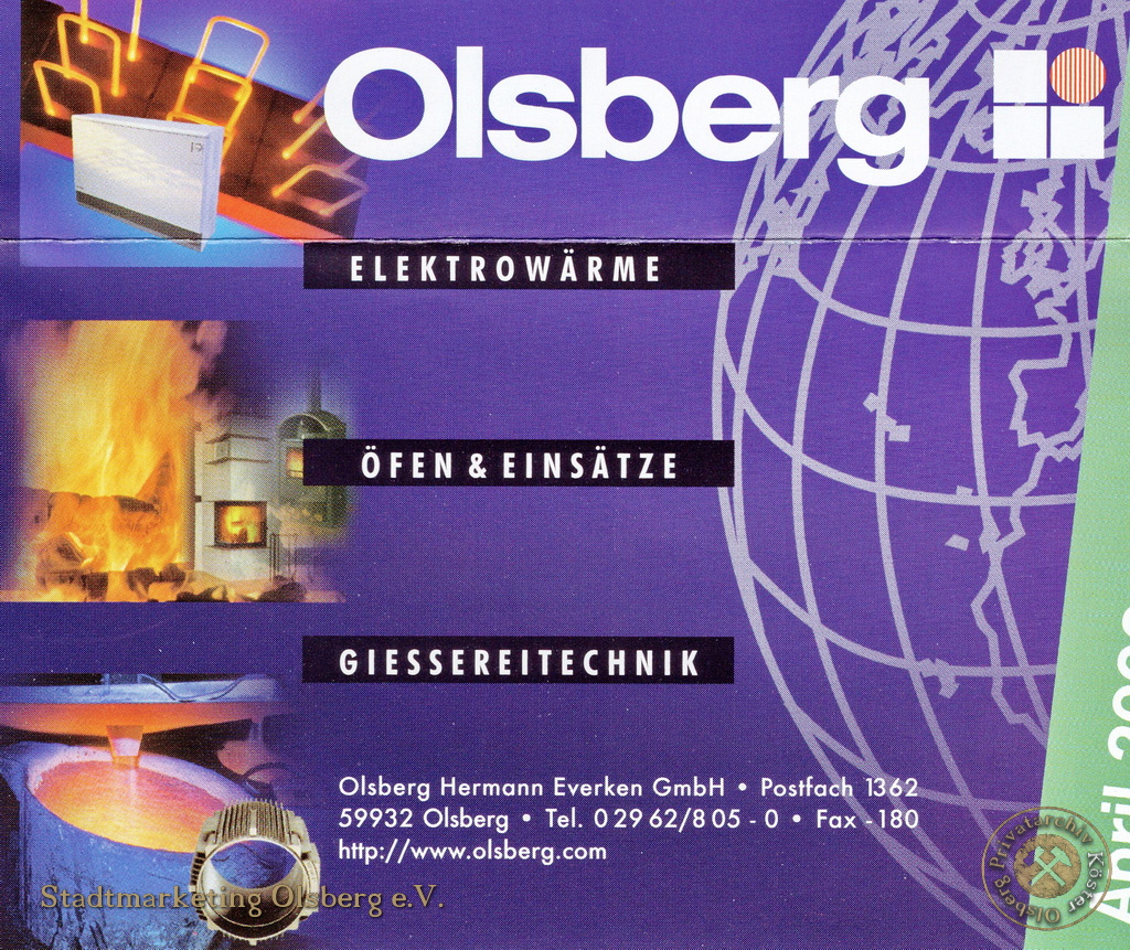 Werbeanzeige "Olsberg Hermann Everken GmbH"
