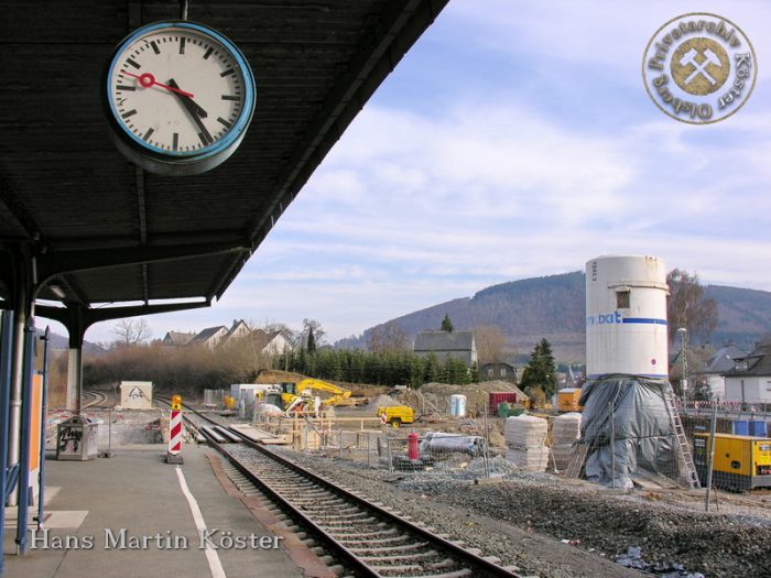Olsberg - Umbau des Bahnhofs
