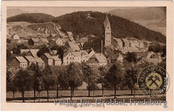 Ansichtskarte "Sommerfrische Olsberg"