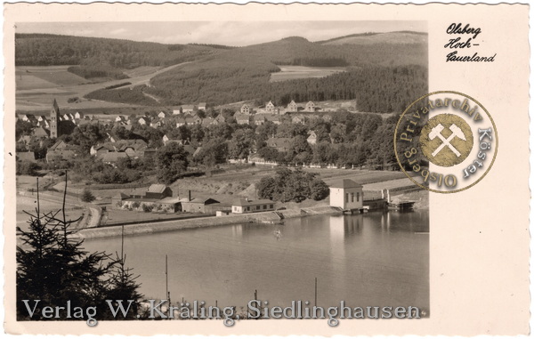 Ansichtskarte "Olsberg Hochsauerland" 1941