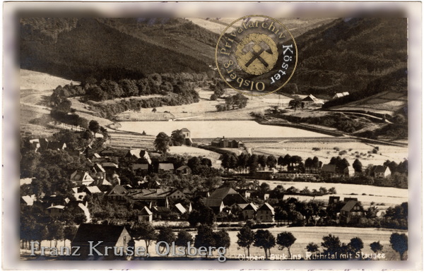 Ansichtskarte "Olsberg - Blick ins Ruhrtal mit Stausee"