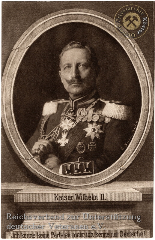 Wohlfahrtskarte "Kaiser Wilhelm II."